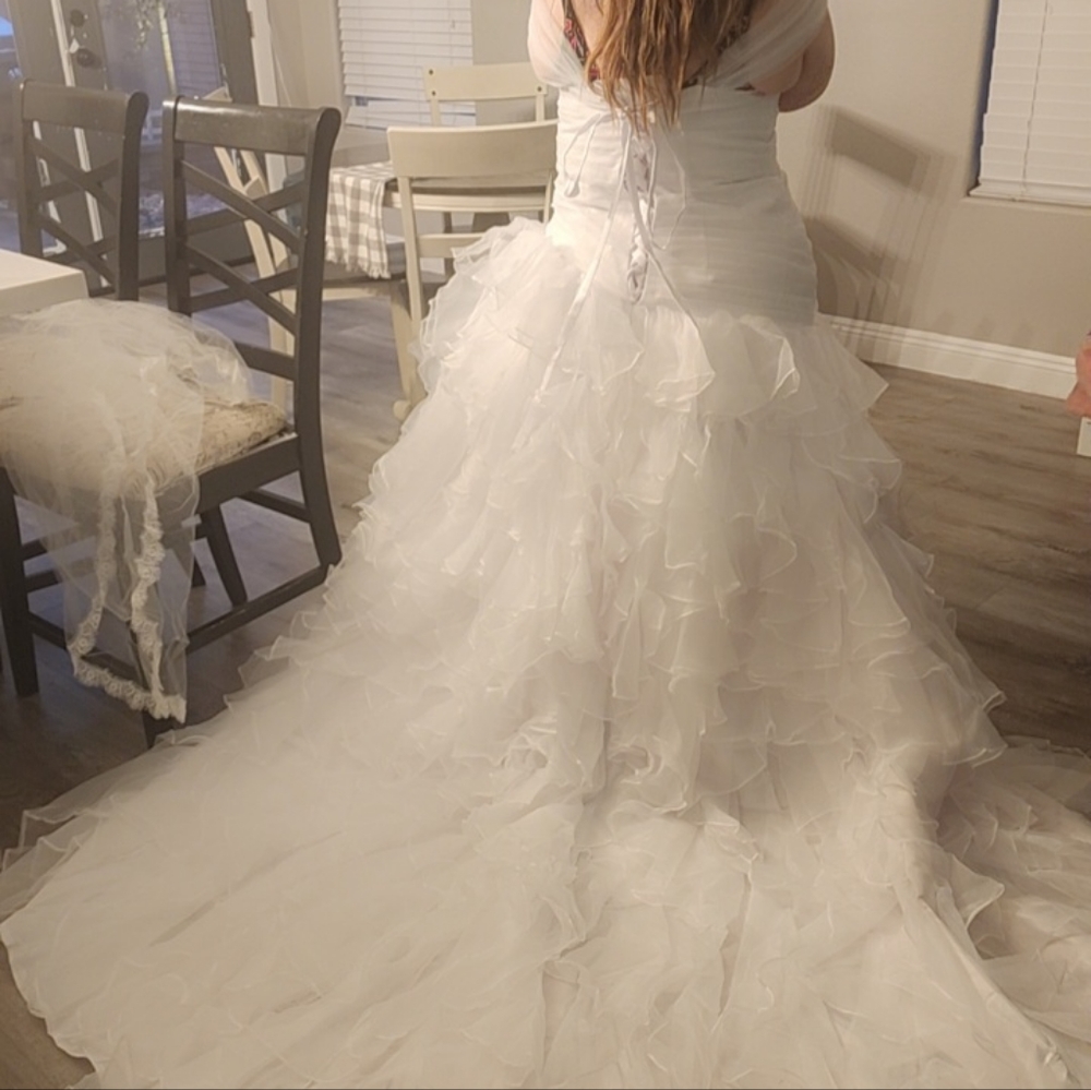 Plus size wedding dress